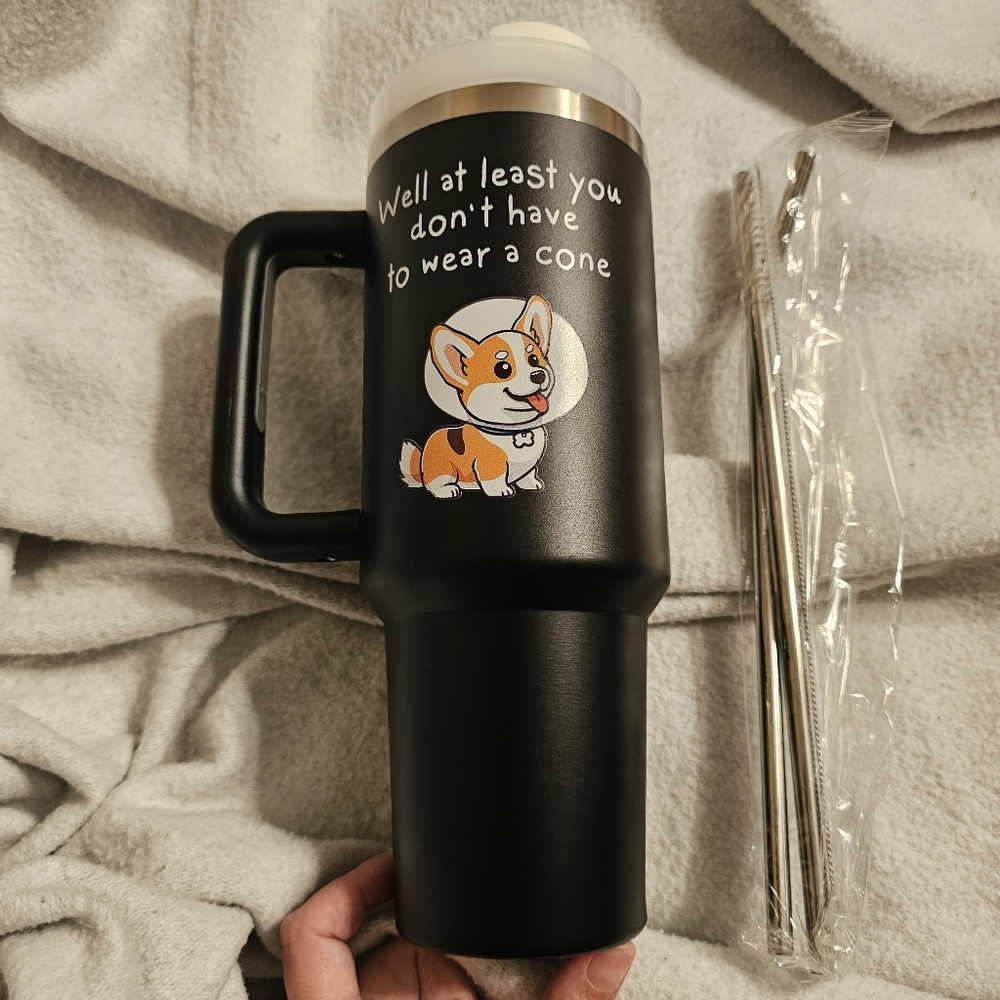 Corgi Dog Get Well Soon Funny Present Tumbler